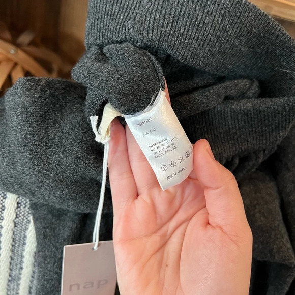 NWT nap loungewear flared full length wool pants size XS/S - Picture 7 of 8